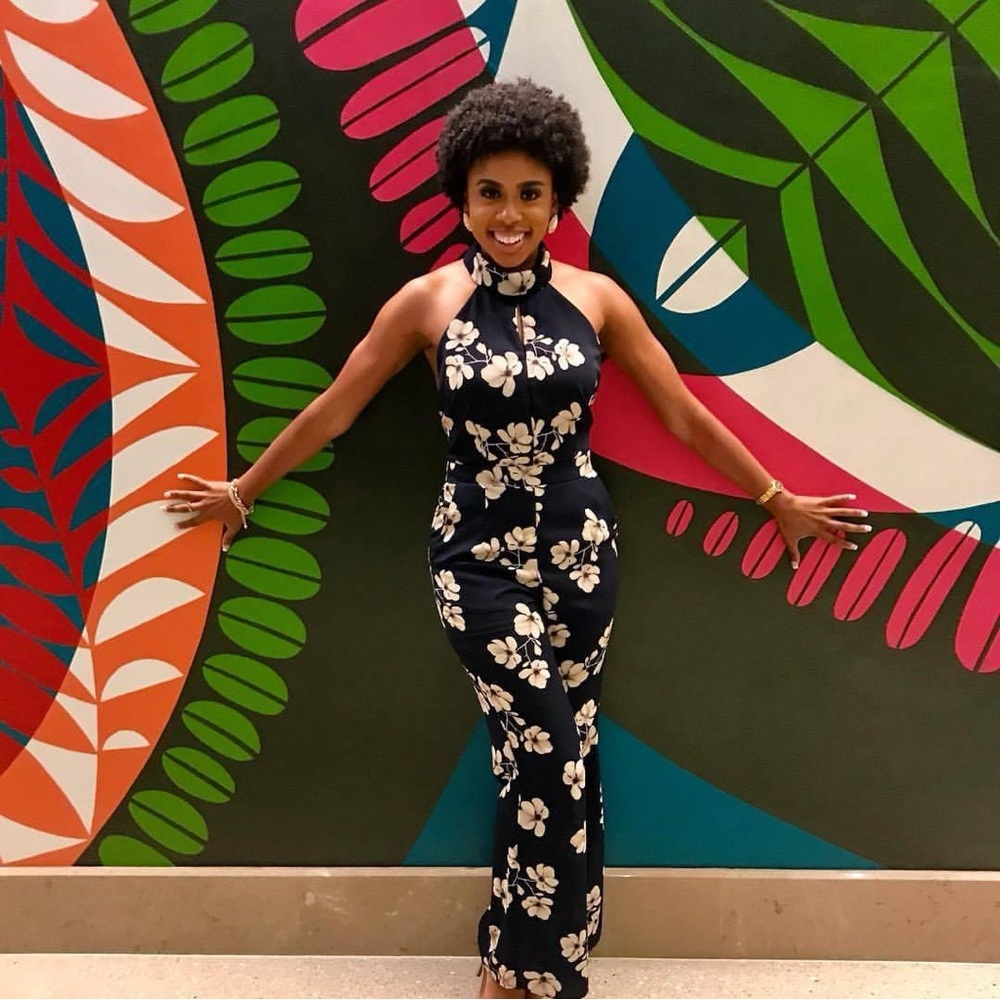 Floral Halter Jumpsuit – Elegant & Bold